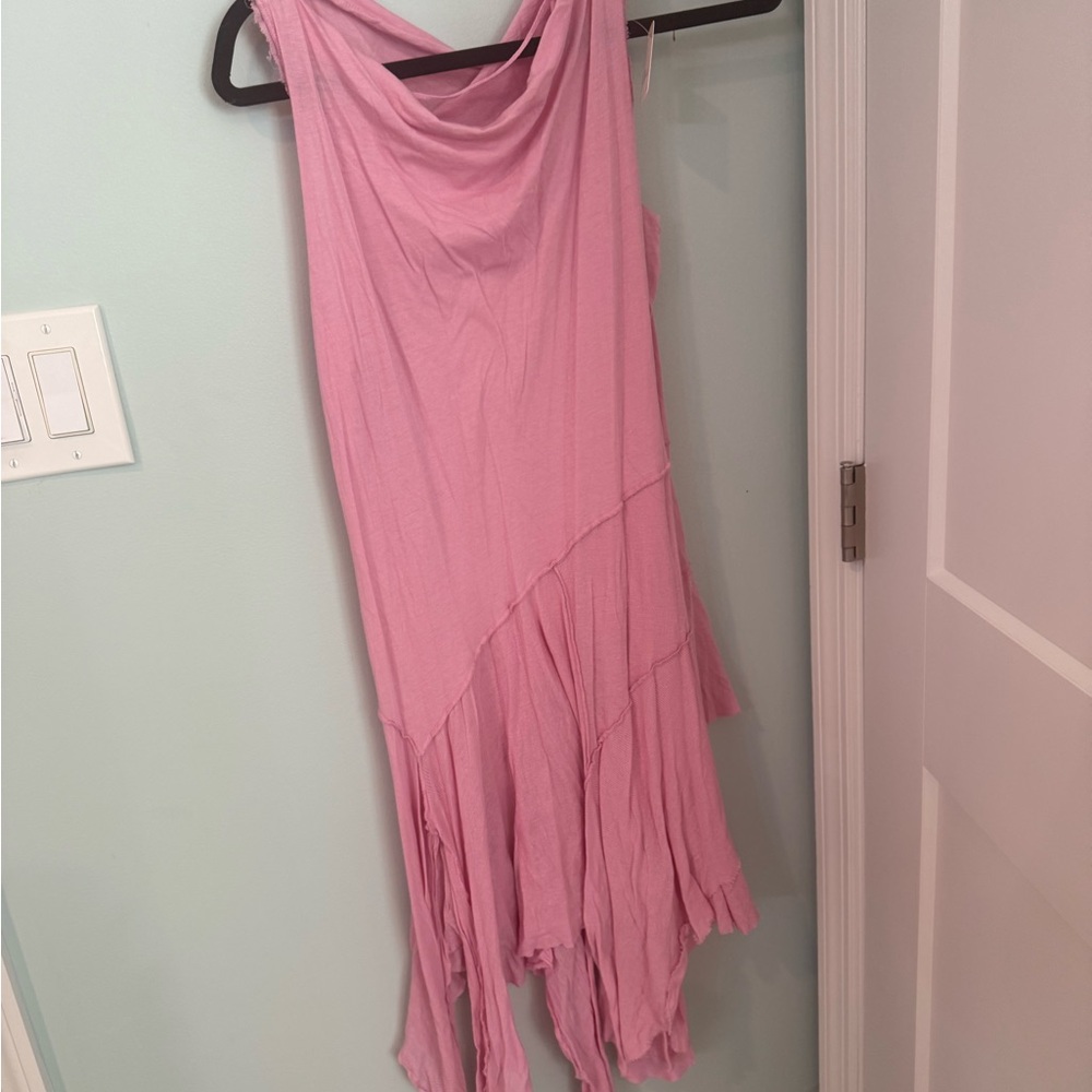 Free People Asymmetrical Pink Dress